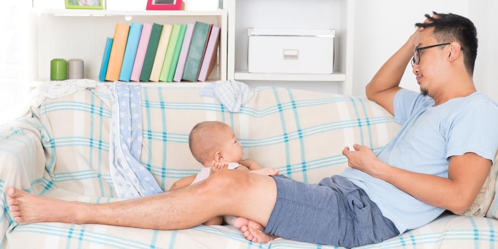 Non seulement les mères, le syndrome du baby blues chez les pères peut également se produire